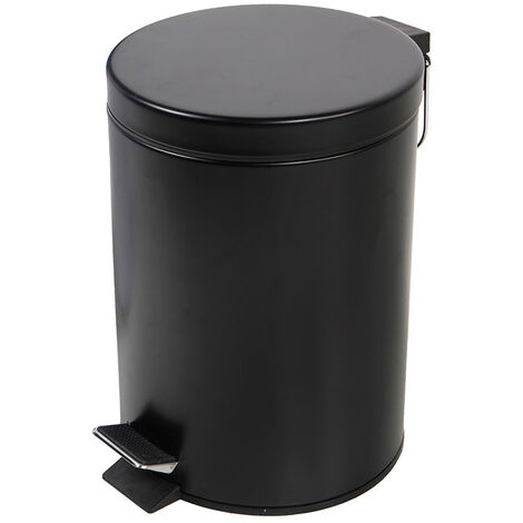 Edelstahl Kosmetik-Mülleimer 5 Liter -MTM1000-1001-schwarz-var