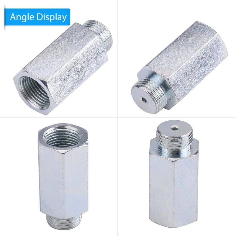 Image of Edelstahl Lambda O2 Sauerstoff Sensor Verlängerung Spacer für Decat Wasserstoff M18x 1,5