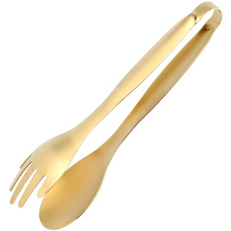 Edelstahl Lebensmittelzange Gold Küchenutensilien Buffet Kochutensilien Grill Clips Brot Steak Zange