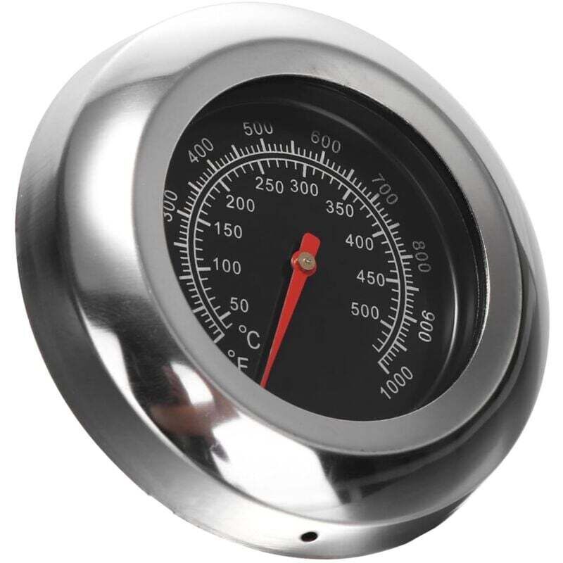 Image of XVX - Edelstahl-Ofenthermometer mit Deckel für Gasgrill 100-500 °c
