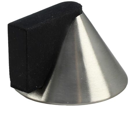 Edelstahl Optik Türstopper Metall Türpuffer Bodentürstopper ink. Montagematerial