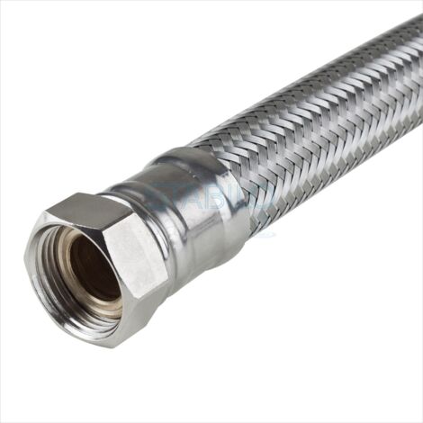 BREMBOFLEX Edelstahl Panzerschlauch 3/4" 1m 100cm 1000mm DN19 Flexschlauch