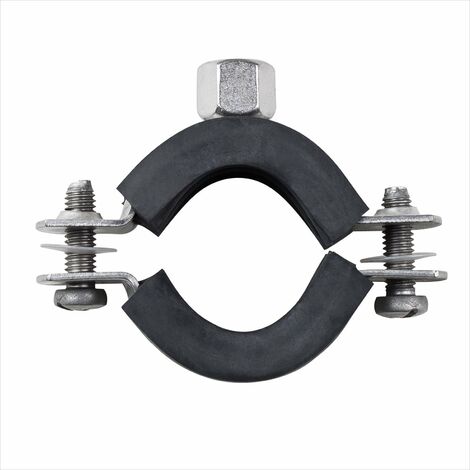 Edelstahl Rohrschelle 1 1/2" 48-52mm VA Rohrhalter Rohrbefestigung