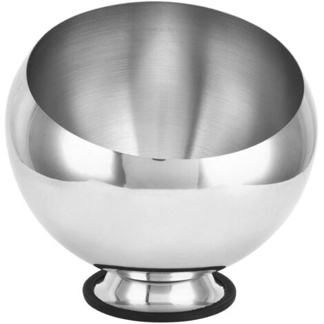 Edelstahl-Soßenschale für Fondue, Saucenbehälter mit Ständer für Restaurants, Silber