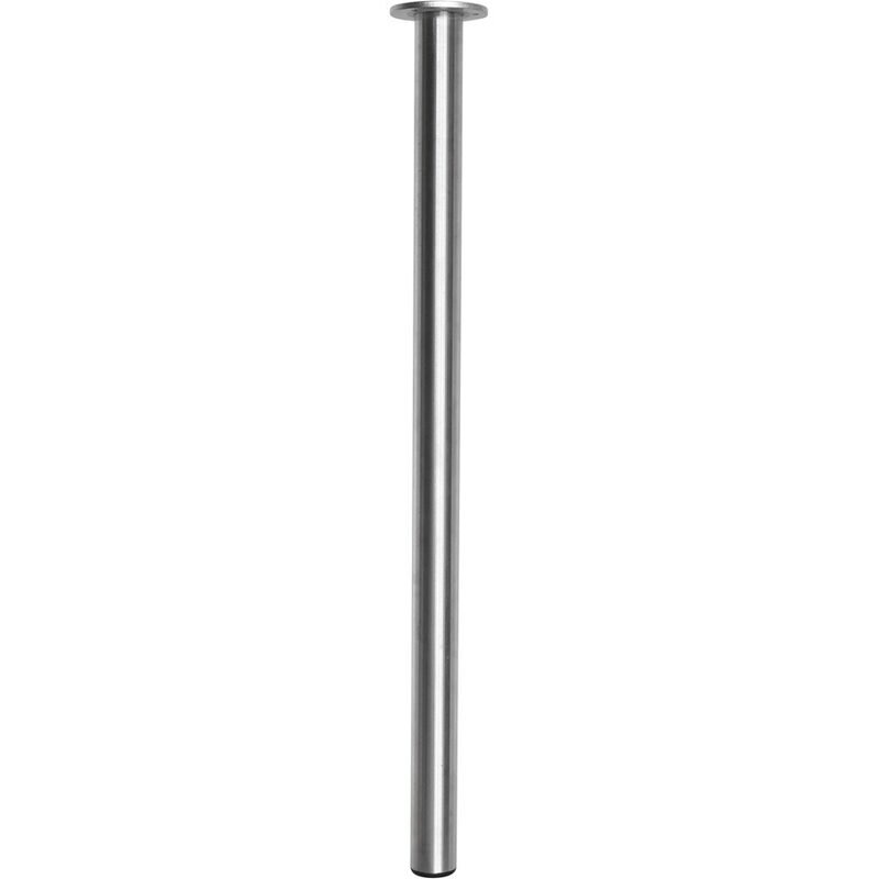 Vivol Edelstahl-tischbeine - Rund - 40 X 720 Mm - Rostfrei & Gebürstet