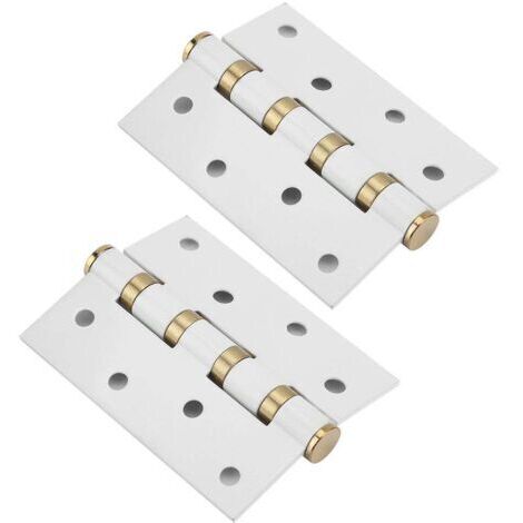 Edelstahl-Türscharnier, 4 Zoll, 3 mm, lose Blätter, leise, Puffer, stummes Lager für Holztüren