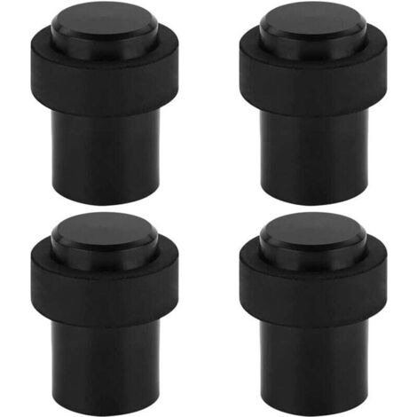 Edelstahl-Türstopper, 4,5 cm, Türstopper, Türblocker (4er-Pack)