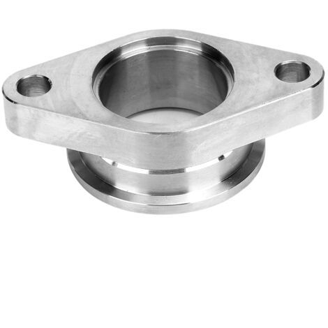 Edelstahl-V-Band-Flanschadapter für Überdruckventil – 2 Löcher, 1,5 Zoll
