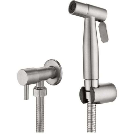 Edelstahl-WC-Sprühkopf für Bidet und WC, Bidet-Sprühset, Wasserhahn-Sprühkopf, WC-Sprühkopf
