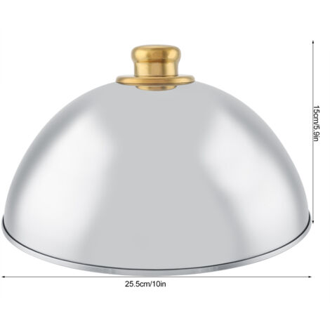 Edelstahldeckel für Servierschale - Kuppel für Catering (klein)