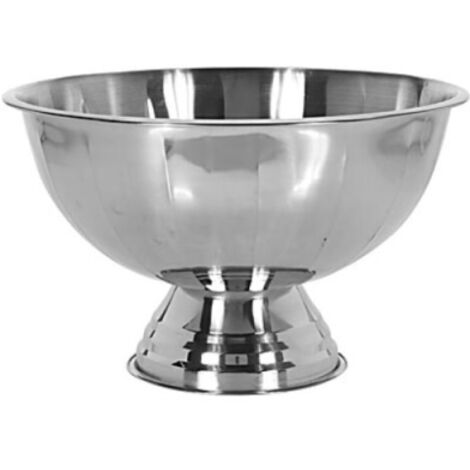 Edelstahlschale - für Obst, Punsch - 38 cm, matt