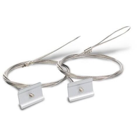 Edelstahlseil für LED Lichtband-System Pro 1,5 Meter 2er Pack
