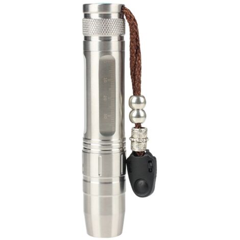 Edelstein- und Schmuckdetektionslampe, superhelle Edelstahl-Taschenlampe mit 3 Lichtquellen für Smaragd, Bernstein und Jade.