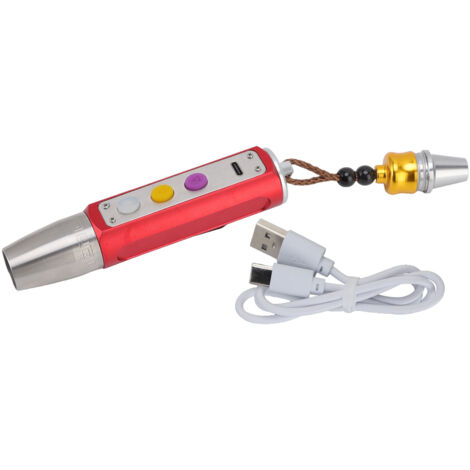 Edelsteinlampe mit 4 Beleuchtungsmodi, USB-wiederaufladbar, Aluminiumlegierung zur Authentifizierung von Schmuck und Edelsteinen