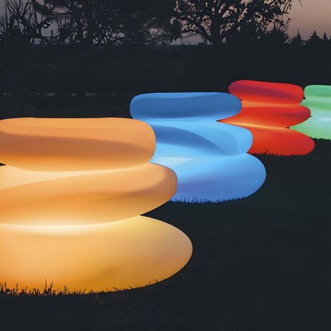 Eden Bright Led Multicolor Con Cavo in Polimero Monacis - Cm 75X62X47 H