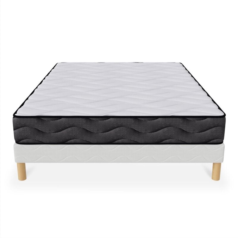 Eden - Ensemble sommier + matelas 20 cm 160x200