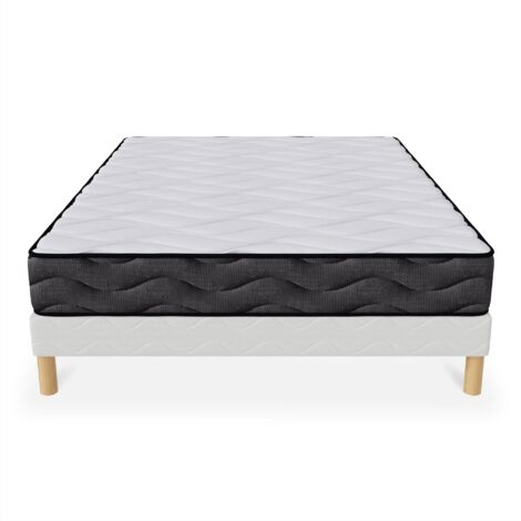 EDEN - Ensemble sommier + matelas 20 cm 160x200