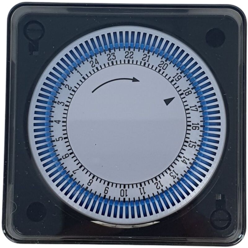 Horloge Piscine Encastrable Pour Coffret Electrique - Programmateur Spécial Piscine - Montage Encastré