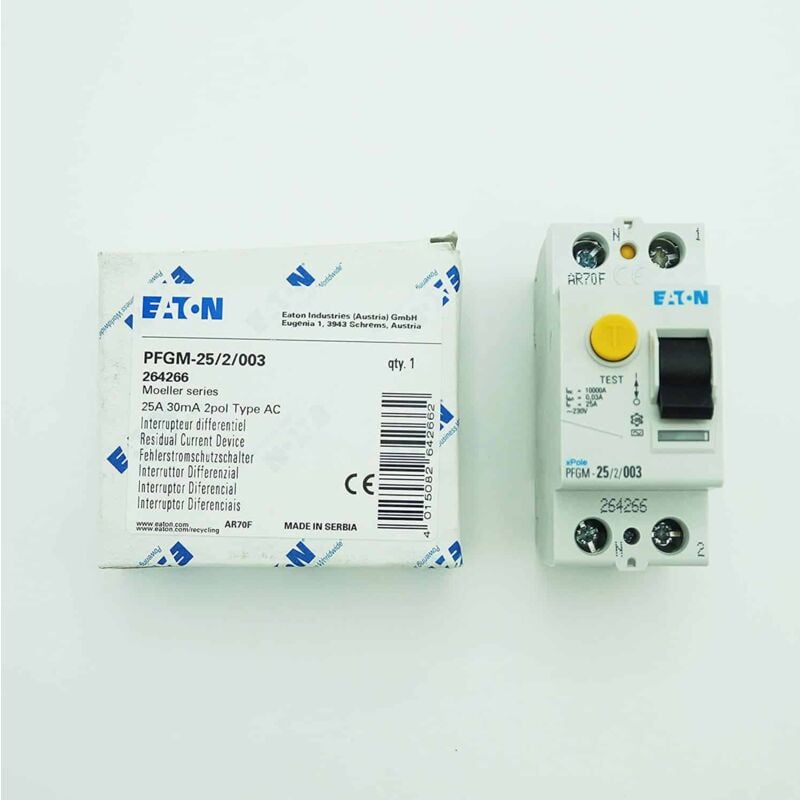 Interrupteur Différentiel 25 A 30 Ma Pour Piscine