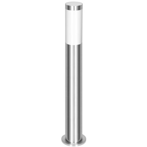 EDERA Garten-Stehleuchte, E27, IP44, 65 cm, Edelstahl