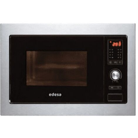 Edesa EMW-2510IG X - Horno Microondas Integrable 25 Litros Con Grill Negro