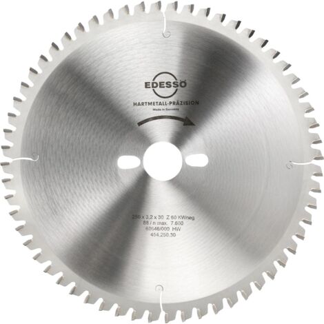 EDESSÖ HW Kreissägeblatt 250 x 3,2 2,2 x 30 Z60W-neg.
