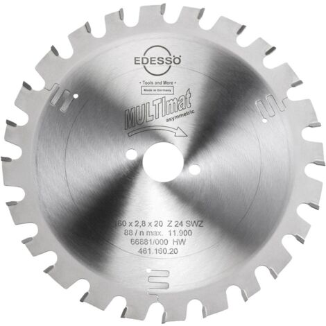 EDESSÖ HW Kreissägeblatt Präzision 160 x 2,8 x 20 mm Z24 SWZ