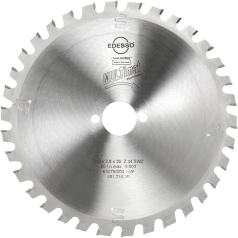 EDESSÖ HW Kreissägeblatt Präzision 210 x 2,8 x 30 mm Z34 SWZ