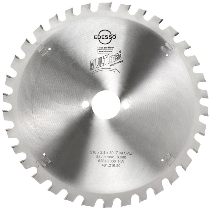 Edessö - hw Kreissägeblatt Präzision 216 x 2,8 x 30 mm Z34 swz