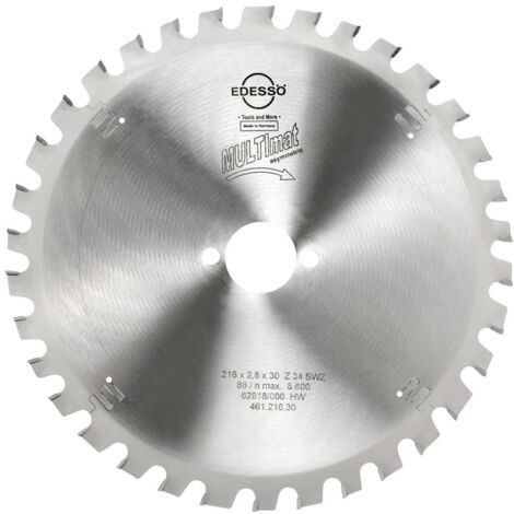 EDESSÖ HW Kreissägeblatt Präzision 216 x 2,8 x 30 mm Z34 SWZ