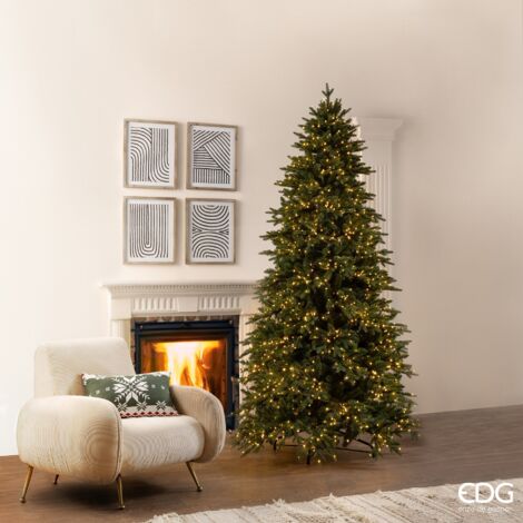 EDG Albero di Natale Pino Cristallo New Merano 2.500Miniled H.240 D.139 Ip44 C4