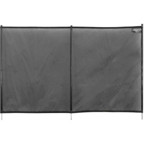EDG – Barrière de piscine souple 2m – Toile polyester 4x4 enduite PVC – Poteaux en aluminium laqué – Norme NF P 90-306