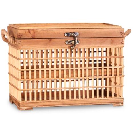 EDG Baule Bamboo Rettangolo H34