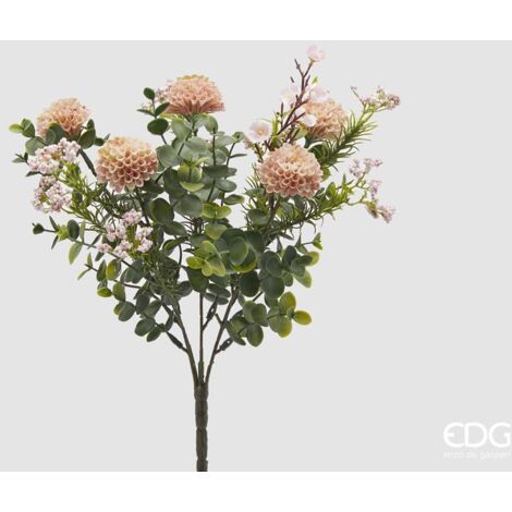 EDG Bouquet 5 Rami Dalia Con Bocciolo Rosa