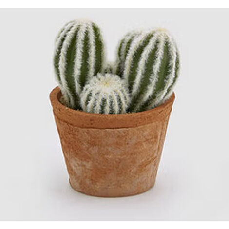 EDG CACTUS MIX ARTIFICIALE CON VASO H19CM, CASA, ACCESSORI DECORATIVI, FIORI ARTIFICIALI