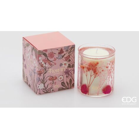 EDG Candela Florette Con Profumo Soft Roses H 9,5 cm