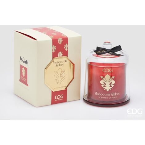 EDG Candela Goldlily Con Cupola Moroccan Amber H 15 cm