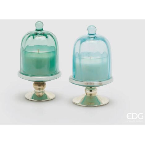 EDG, CANDELA PROFUMATA CON ALZATINA Ø9XH16CM 'HEARTH & BIRCH' ASSORTITA, NATALE, CASA