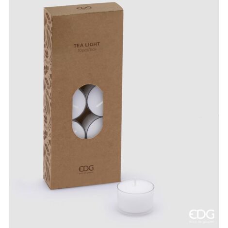 EDG Candela Tea Light 10 Pezzi H 2,75 Cm