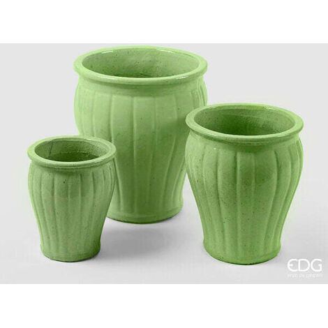 Set 3 Cestini Portabulbi In Plastica - Diametro 31 Cm - Verde - Proteggi I Bulbi Da Arvicole