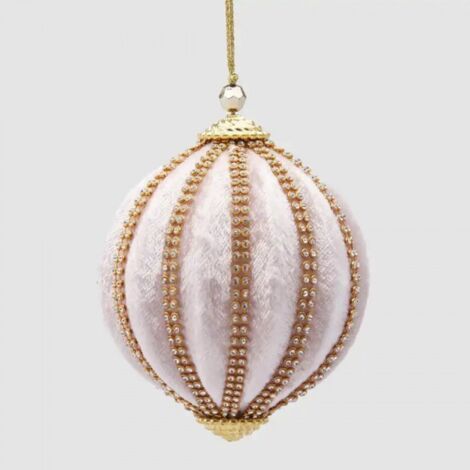EDG Palla Spicchi Velluto Rosa Oro D10