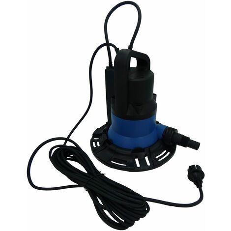 EDG – Pompe submersible 200W 5500L/h – Débit 5,5 m³/h – Hauteur de refoulement 4,5 m – Câble 10m – Capteur 6 niveaux – 107971