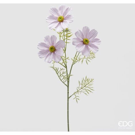 EDG, RAMO ARTIFICIALE COSMOS, VIOLETTO, EFFETTO REAL TOUCH, DECORAZIONI CASA, FIORI ARTIFICIALI