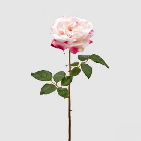 EDG ROSA ROYAL APERTA ARTIFICIALE H53CM ROSA PALLIDO, CASA, ACCESSORI DECORATIVI, FIORI ARTIFICIALI
