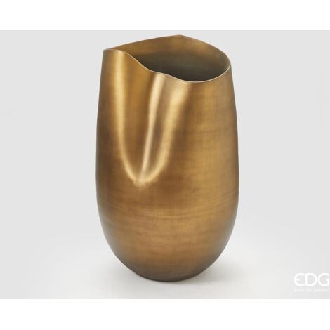 EDG Vaso Deluxe Bombato Bronzo  H 65 cm