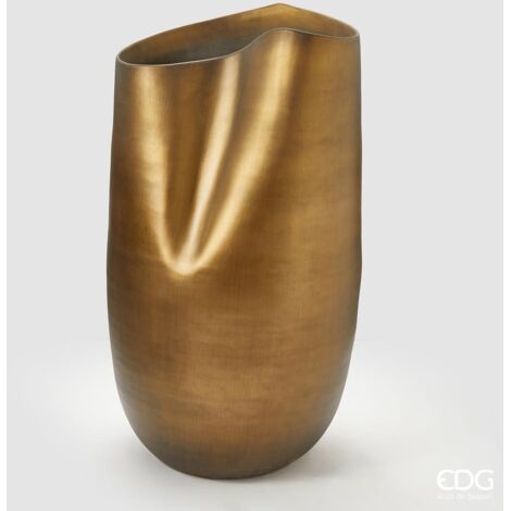 EDG Vaso Deluxe Bombato Bronzo H 77 cm
