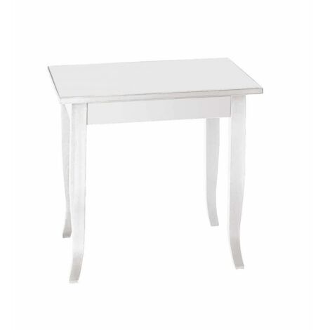 EDGAR - tavolo da pranzo in legno massello cm 80 X 80