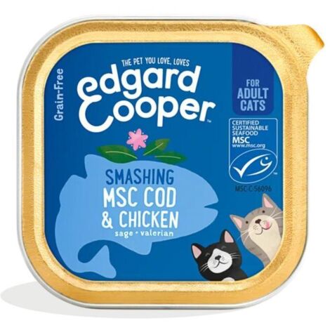 EDGARD COOPER TARRINA GATO ADULTO POLLO DE CORRAL 85GR