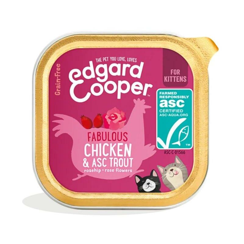 

Edgard & Cooper, premios para perros, barrita sin cereales y rico en proteínas con Ternera, fresa y Mango 25g