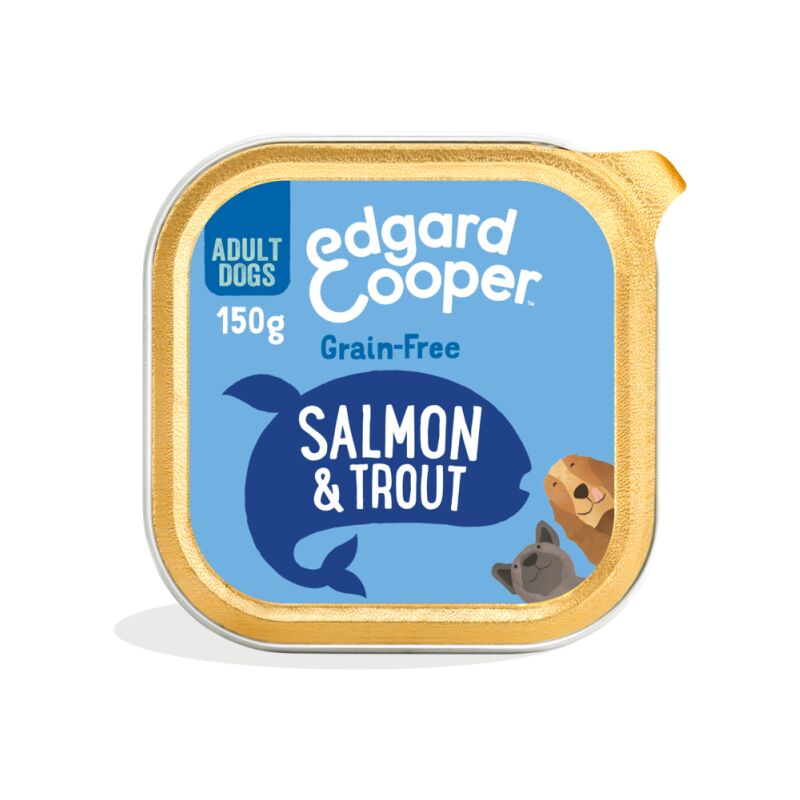 

Edgard Cooper Tarrina Perro Adulto Salmon Y Trucha 150 Gramos